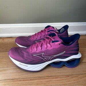 NWOB Mizuno Wave Creation 25 Women's Rosebud size 8.5‎ womens purple shoes